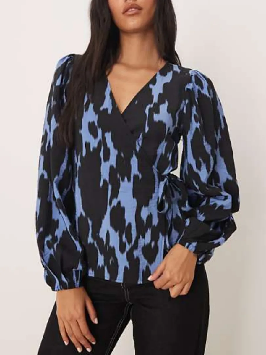 Abstract Print Blouse