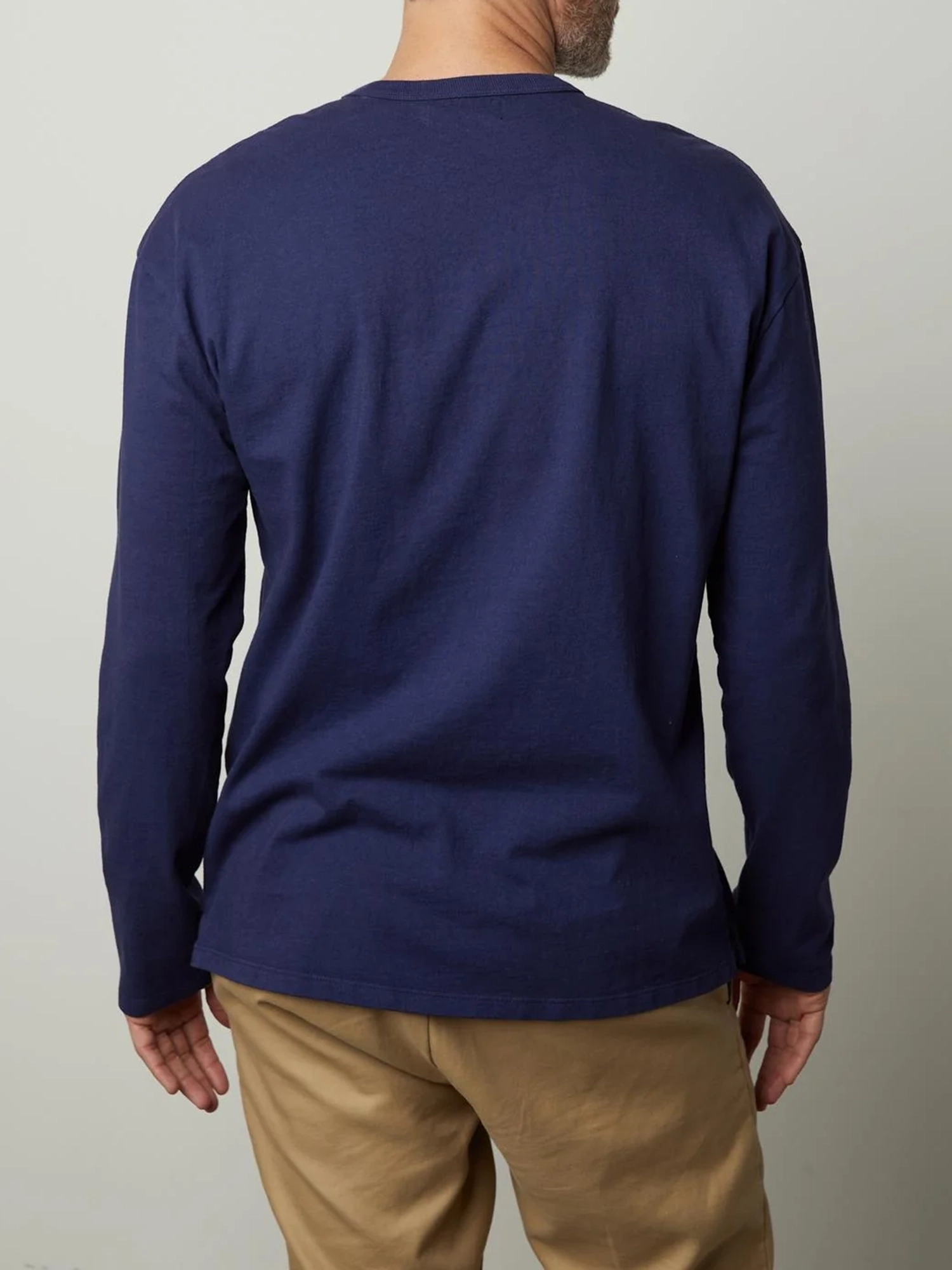 Men's Fashion Cotton Oversize Long Sleeve T-Shirt