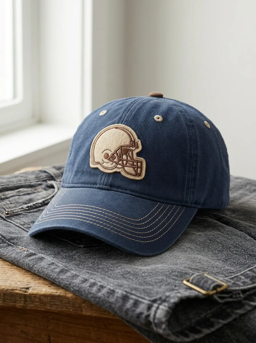 Unisex Touchdown American Football Fan Helmet Embroidered Baseball Cap