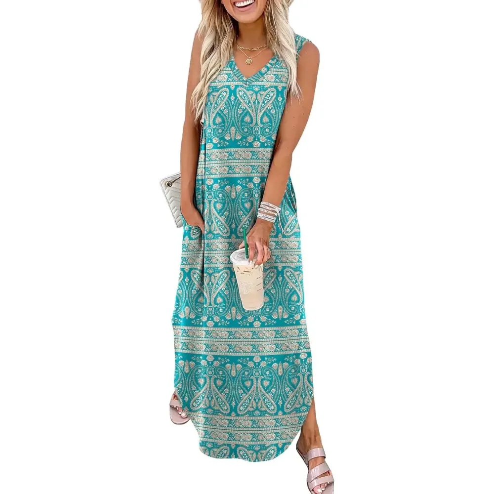 Summer Beach Vacation Long Dress-🔥8-Pack - All Colors Included, Only $24