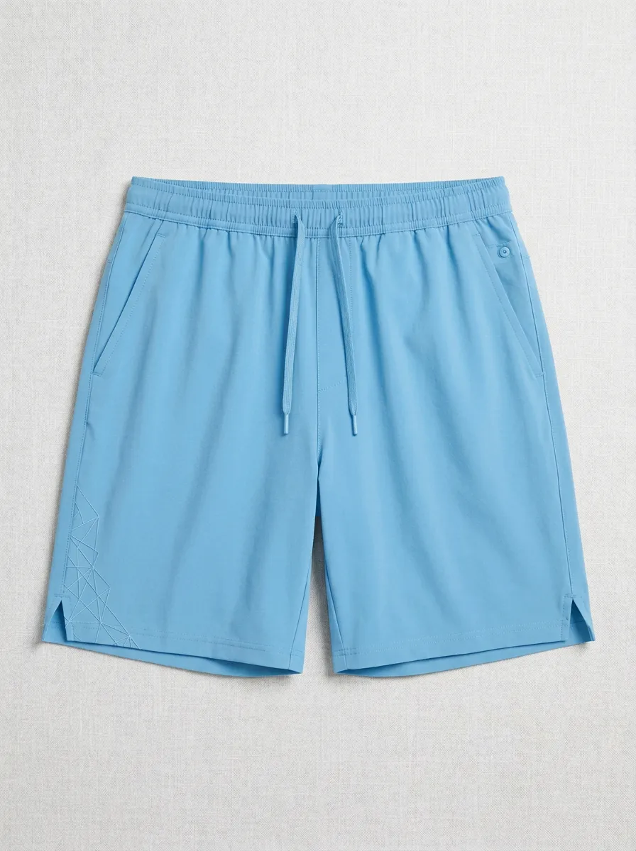 Geometric Golf Athletic Shorts