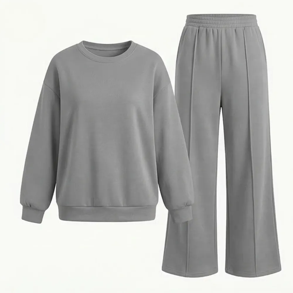 Soft Top Wide Leg Pants Set