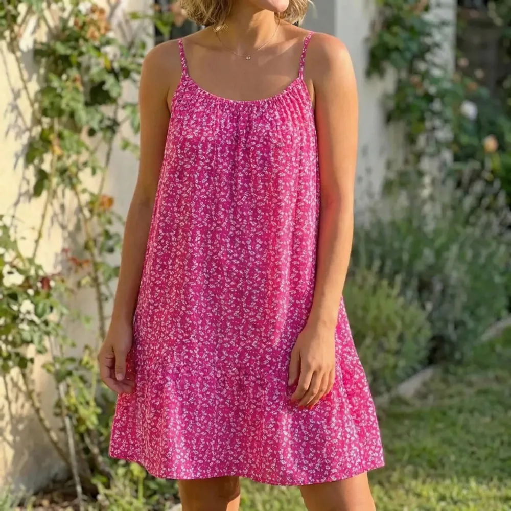 Floral Breezy Slip Midi Dress