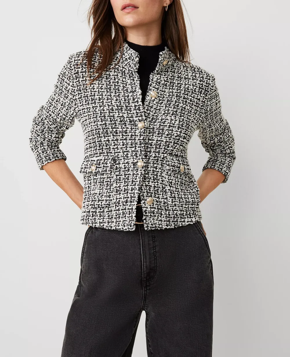 Mock Neck Jacket