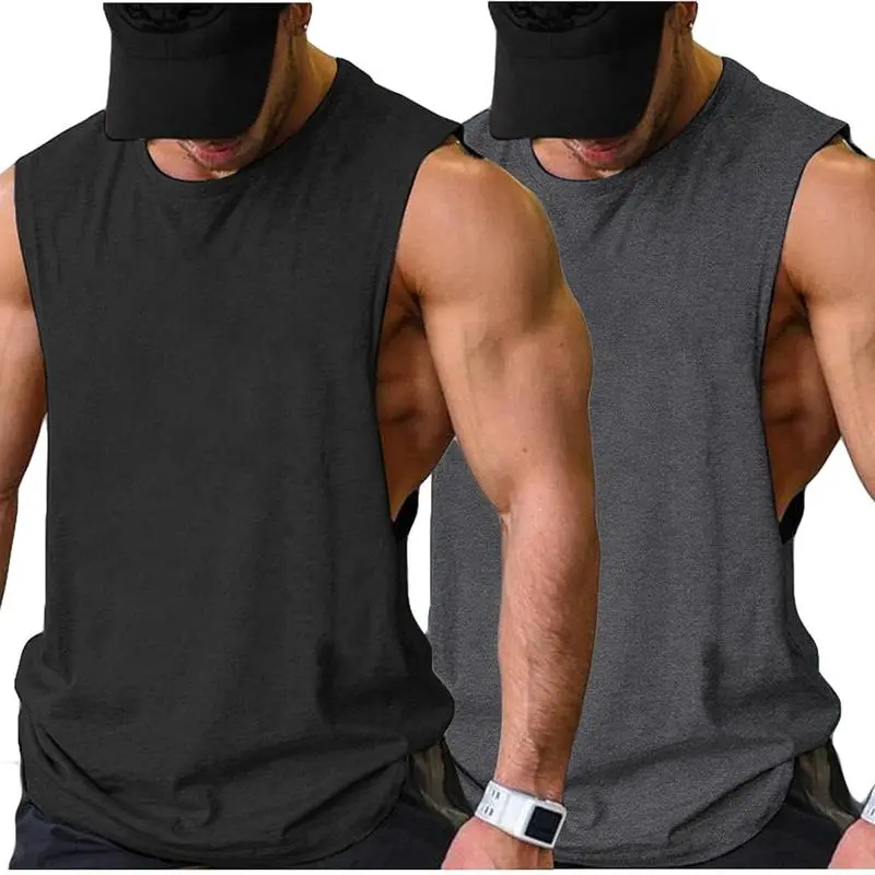 Men’s Workout Tank Top – Sleeveless Muscle T-Shirt for Gym, Training & Fitness
