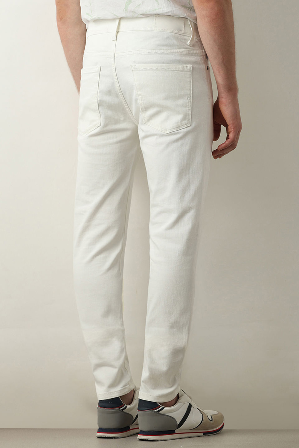 White Slim Fit Jeans