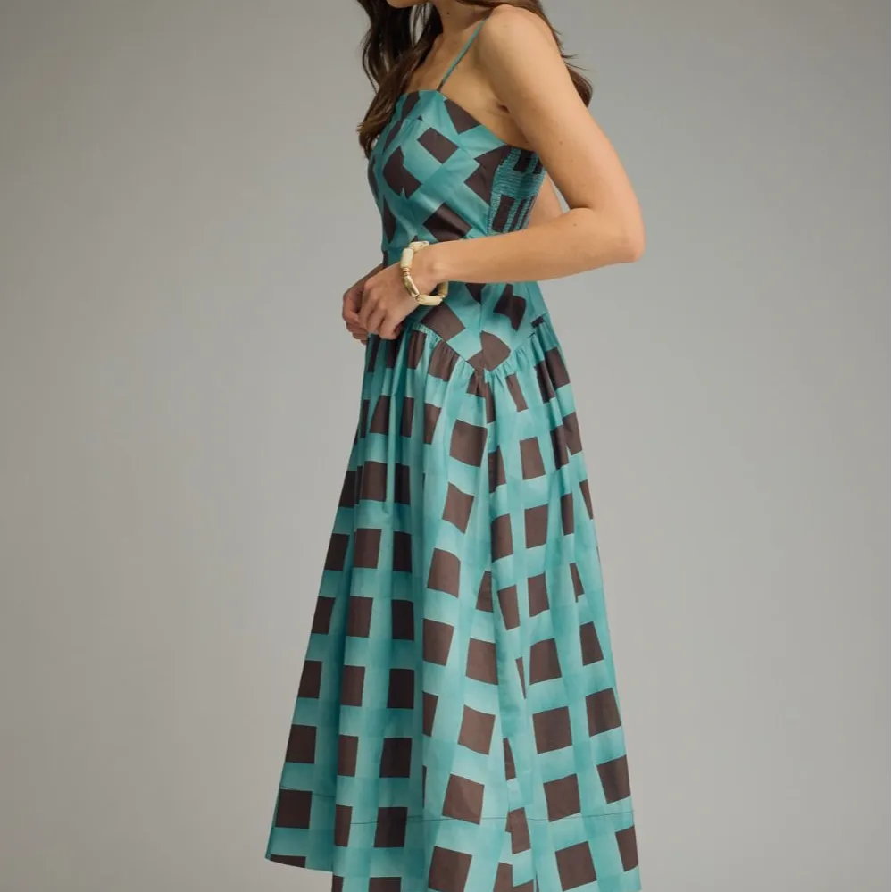 Plaid Midi Dress