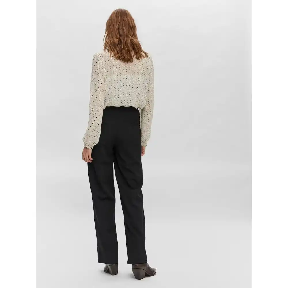Wide-Leg Cropped High-Waist Women's Trousers