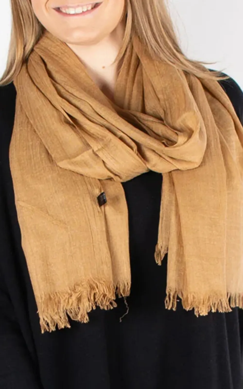 Solid Color Cotton Women's Scarf