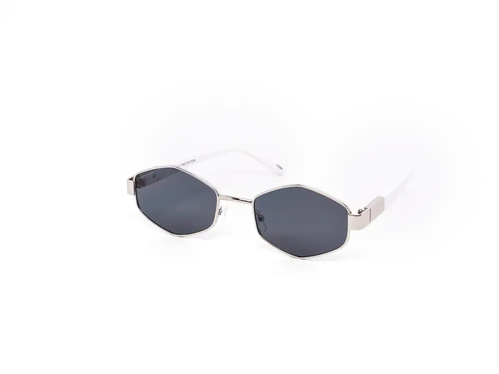 12-Pack Minimalist Metal Hexagon Sunglasses