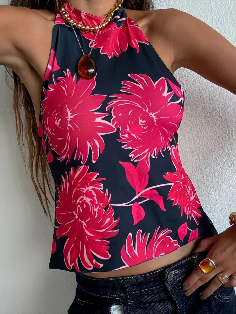 Casual Style Art Graphic Tank Tops