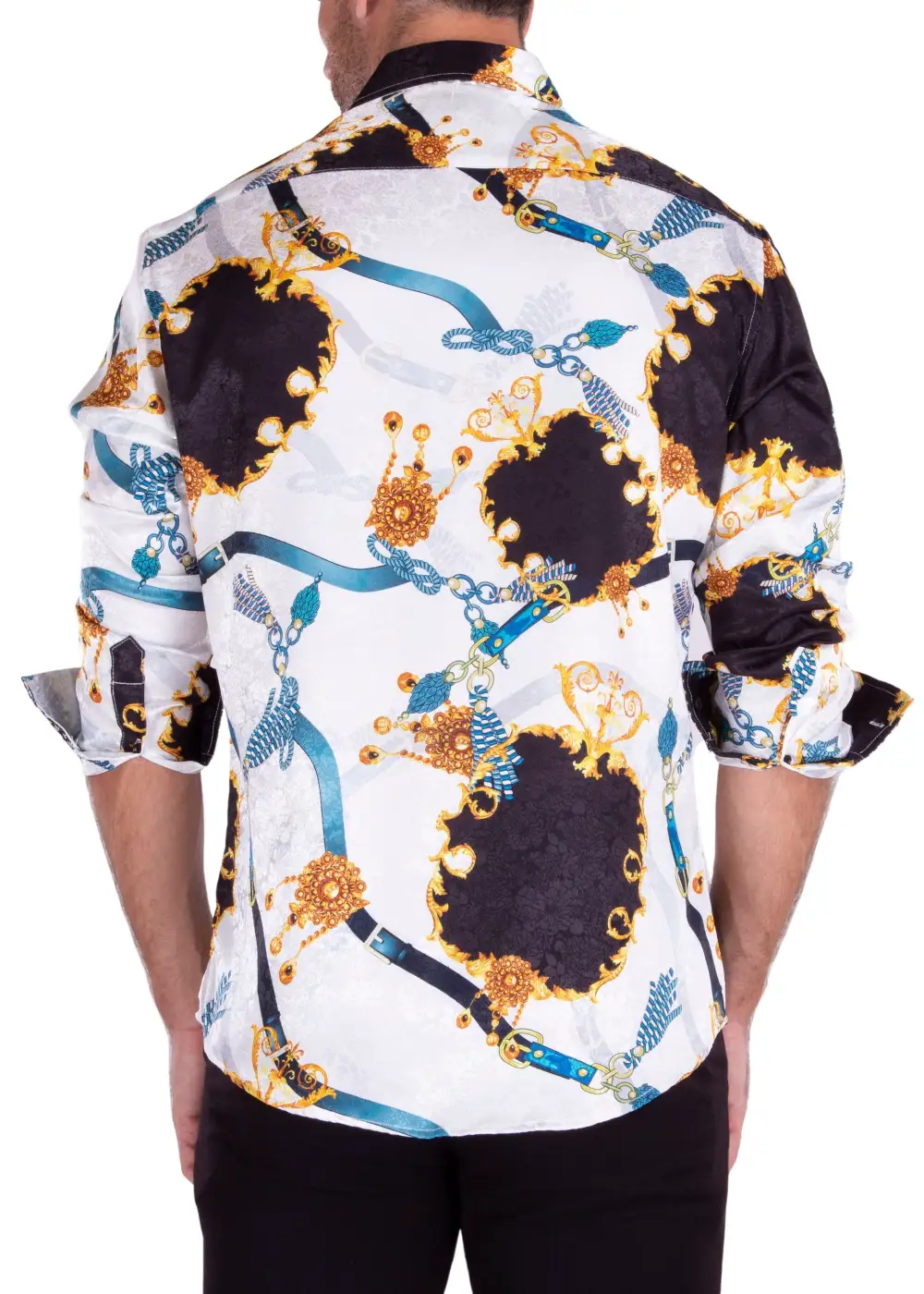 Modern Fit Button Up Dress Shirt