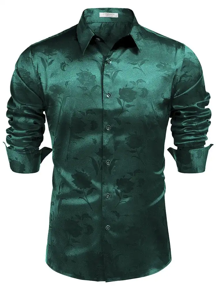 Modern Silk Stain Dress Shirts