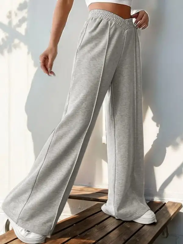 Tailored High Waist Wide Leg Pants