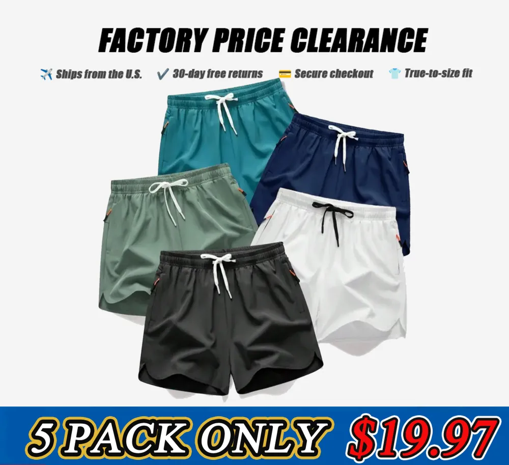 🎉Men's Summer Lightweight Breathable Quick-Dry Beach Short