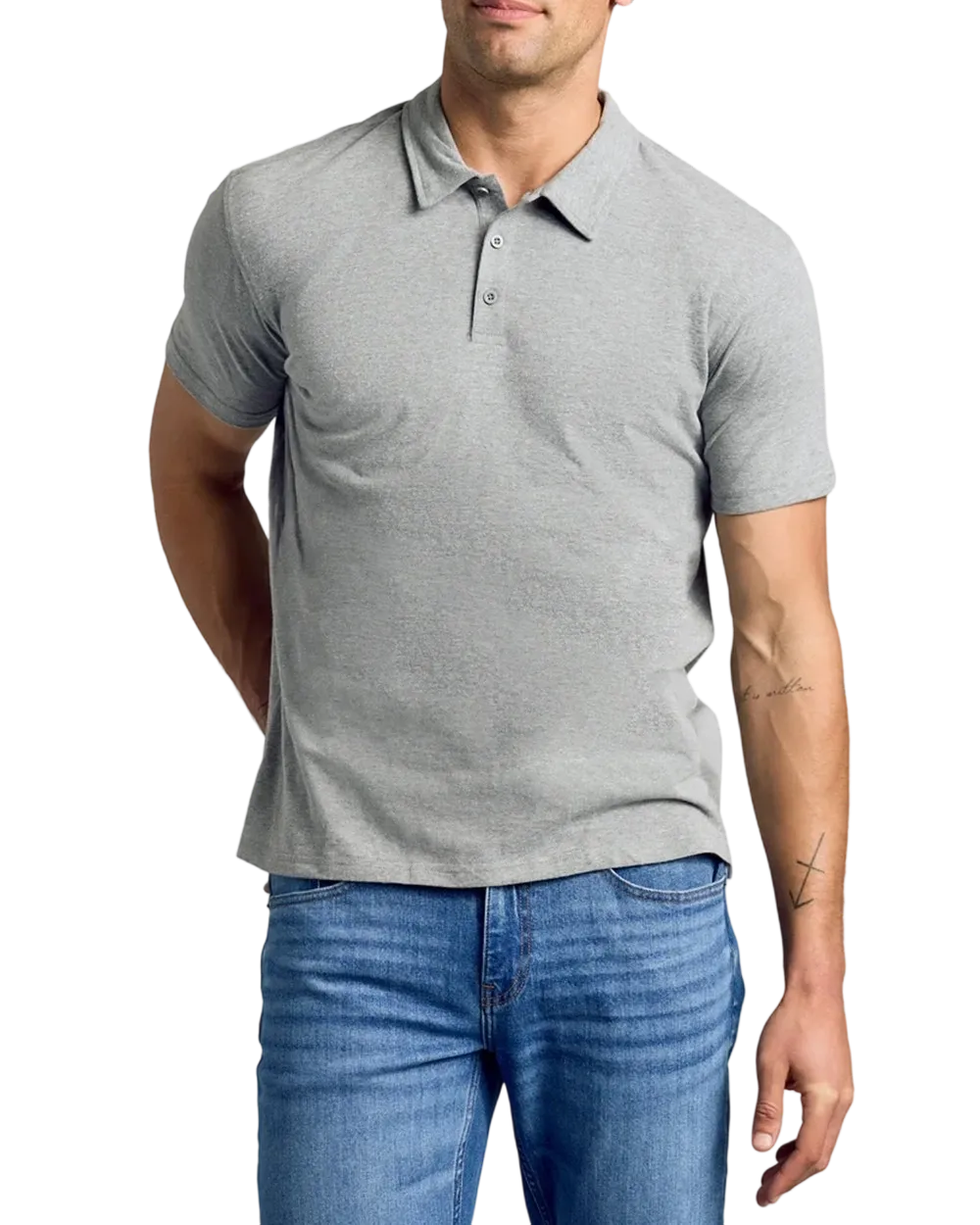 Men'S Casual Business POLO Shirt, Breathable Pique Fabric,Classic Polo