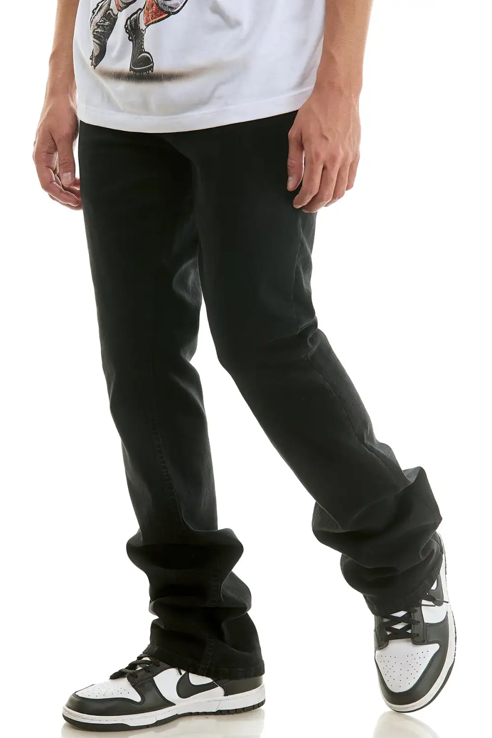 Men's Streetwear Flare Skinny Slim Jeans