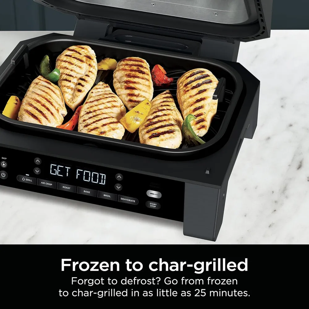 Ninja EG201 Foodi 6-in-1 Indoor Grill with Air Fry