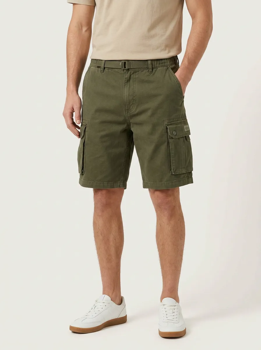 Relaxed Outdoor Cargo Shorts