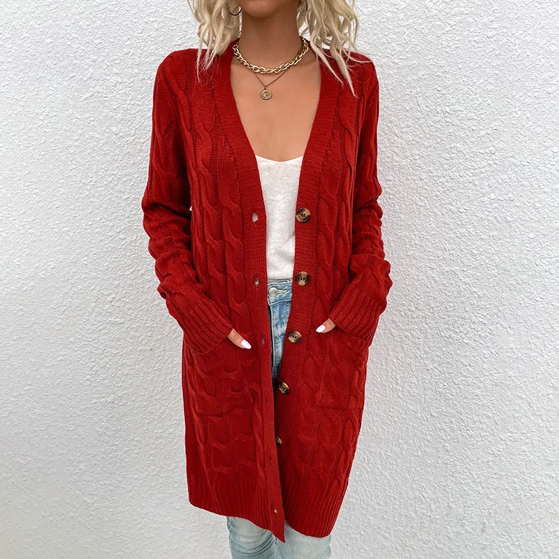 Women's knitted jacket sweater