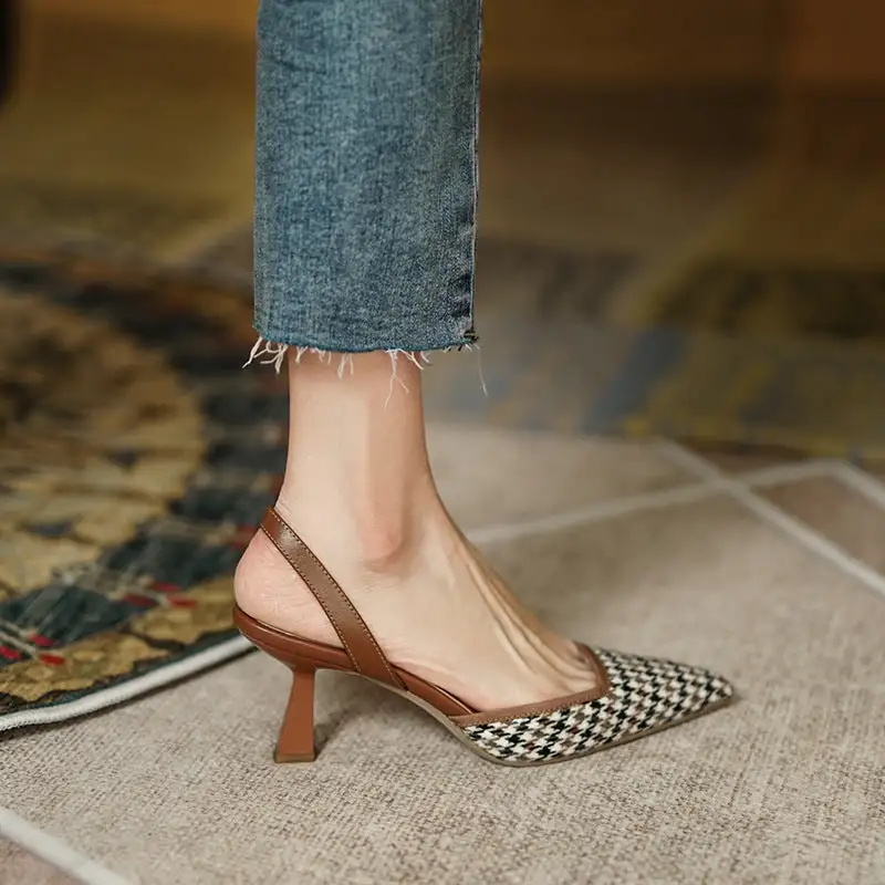Slingback Stiletto Heel Breathable Lightweight High Heels