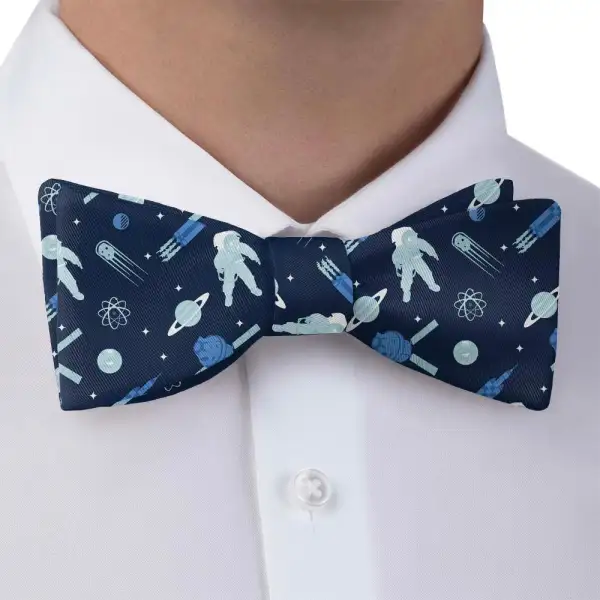 Rocket Man Space Theme Bow Tie