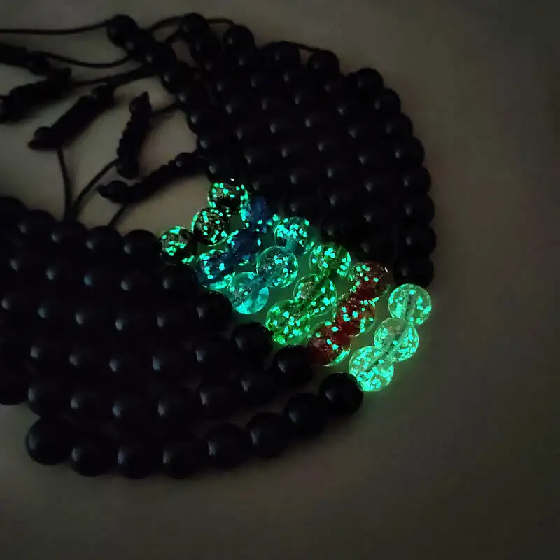 Obsidian Luminous Glowstone Bracelet