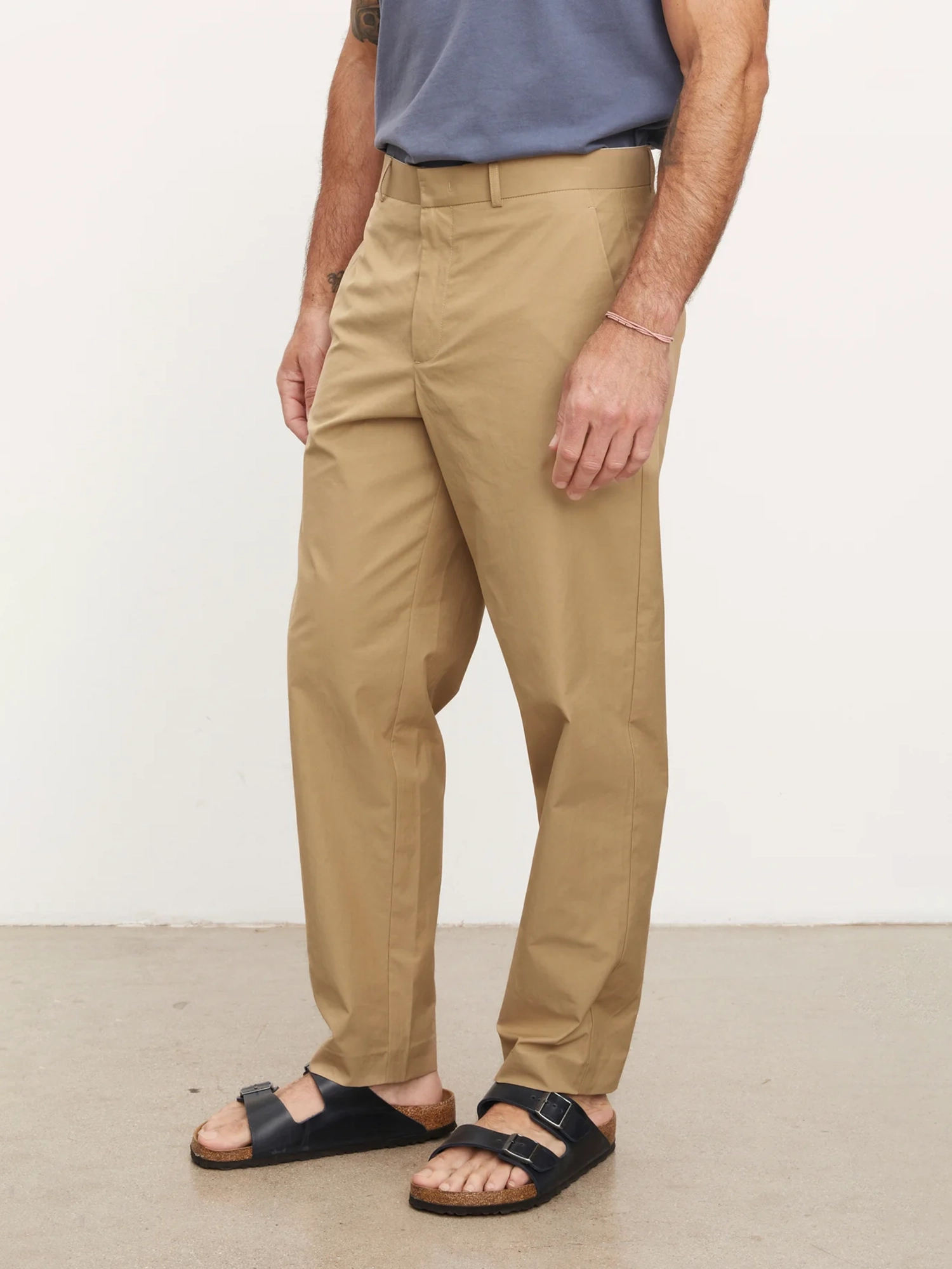 Men's Solid Color Business Suit Commuter Pants