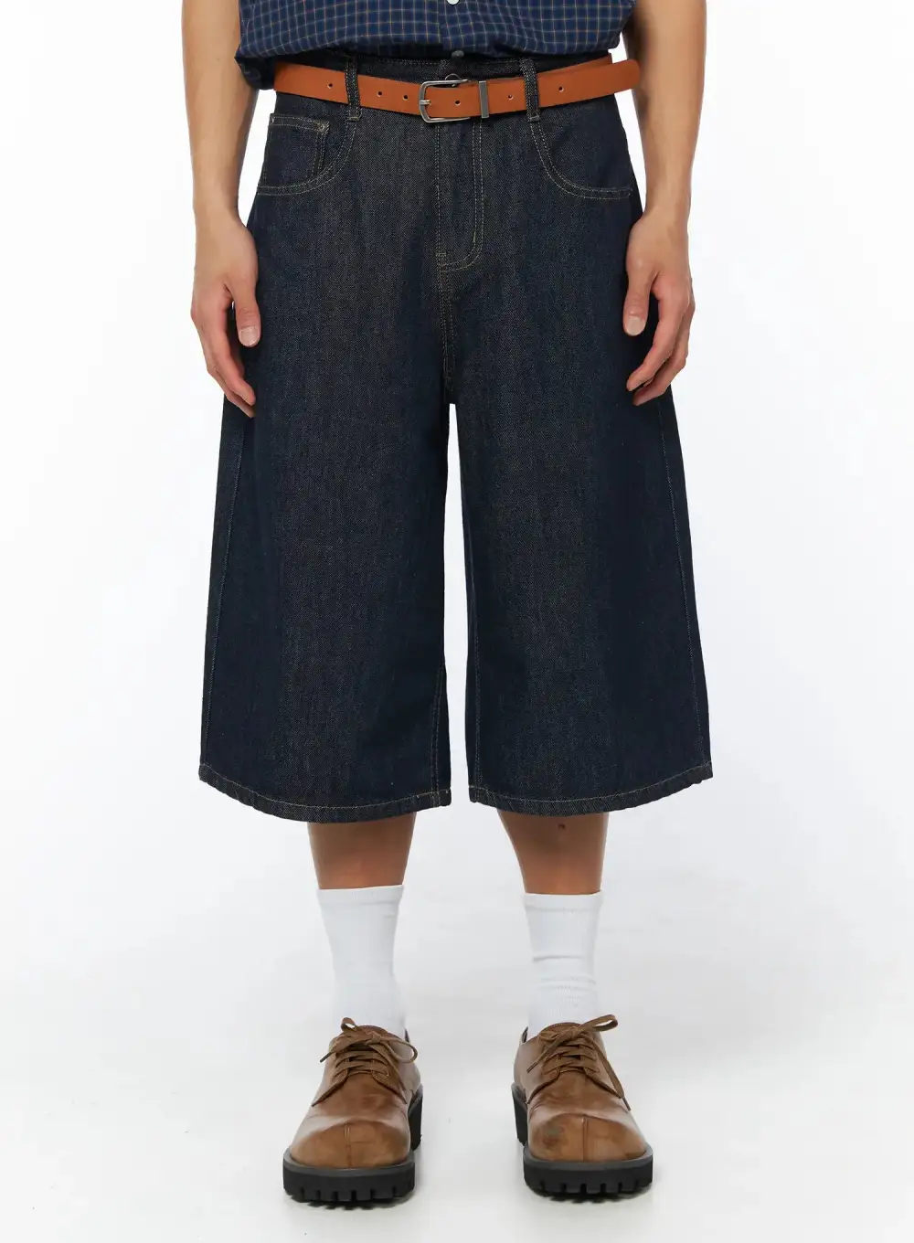Men's Indigo Bermuda Denim Shorts