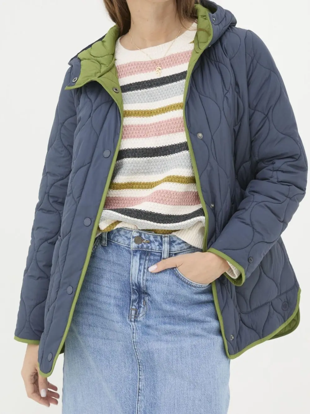 Mira Green Multiway Parka