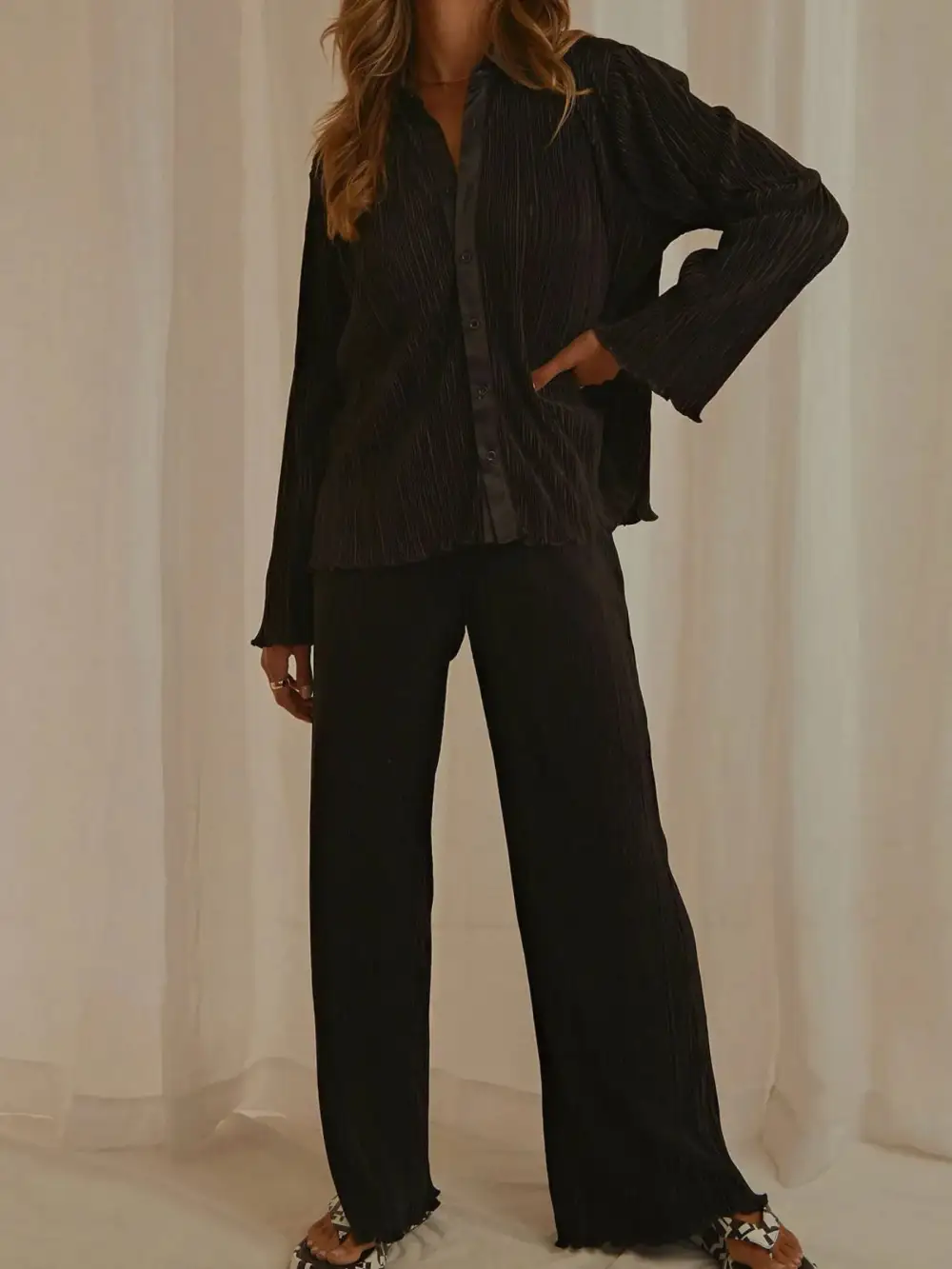 Drooping Comfortable Everyday Pajama Set