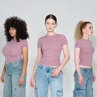 6PACK-Crew Neck T Shirts