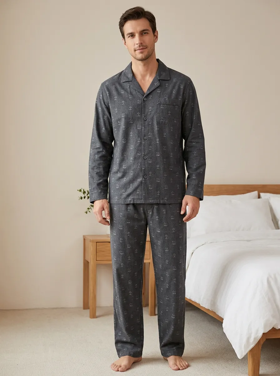 Everyday Shape Classic Men's Pajama Set