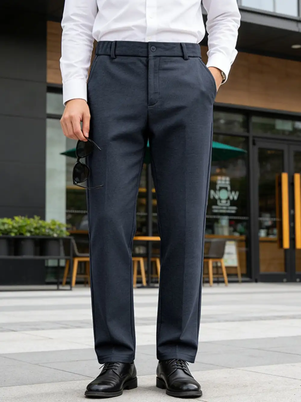 Men's Full Size Classic Fit Dress Pants Plus