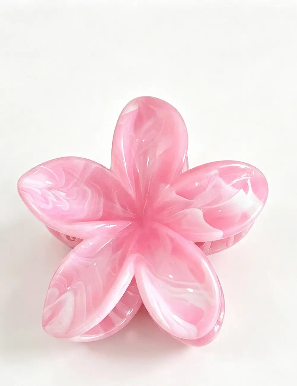 Plumeria Flower Shape Hair Hair Claw Clip