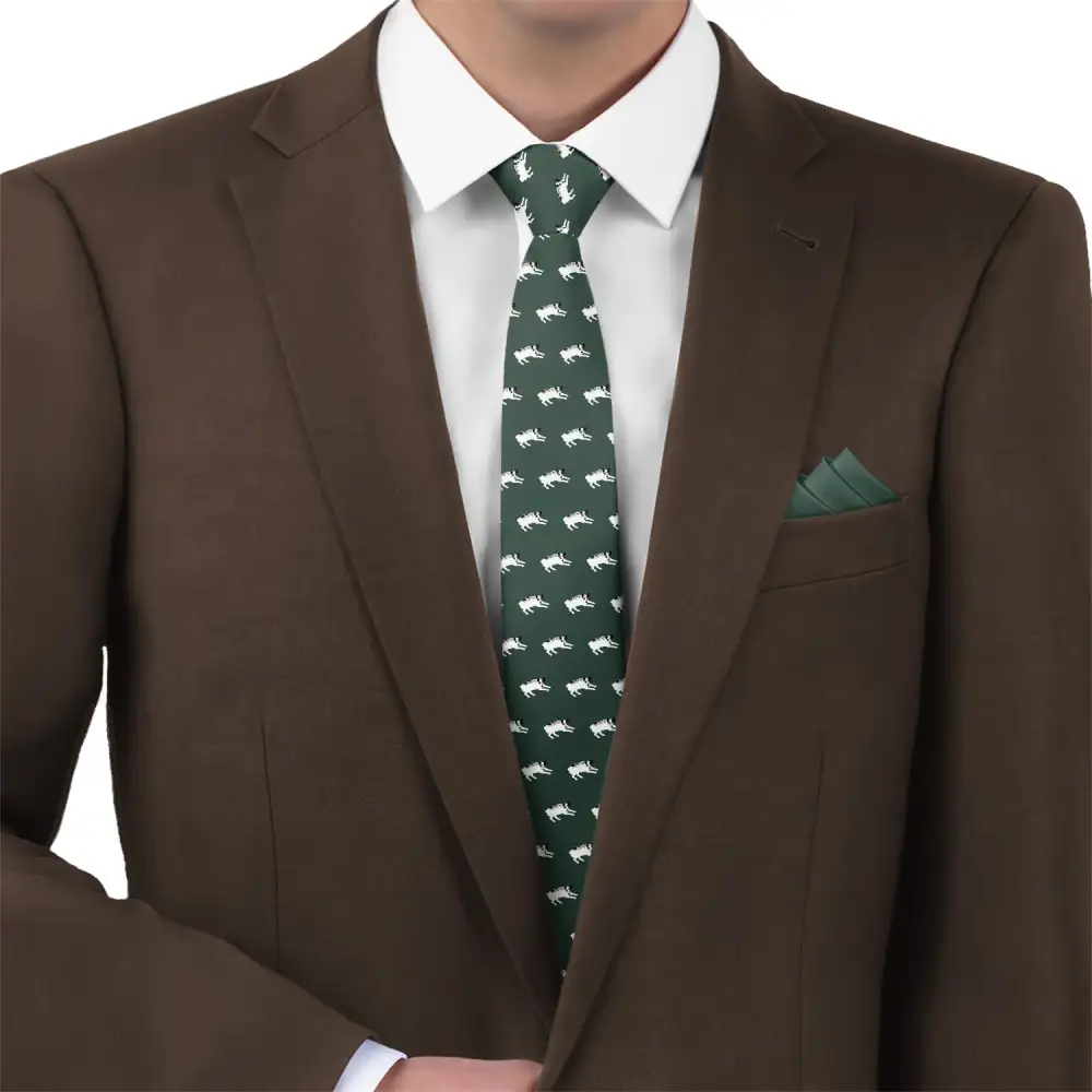 Cattle Dog Pattern Necktie