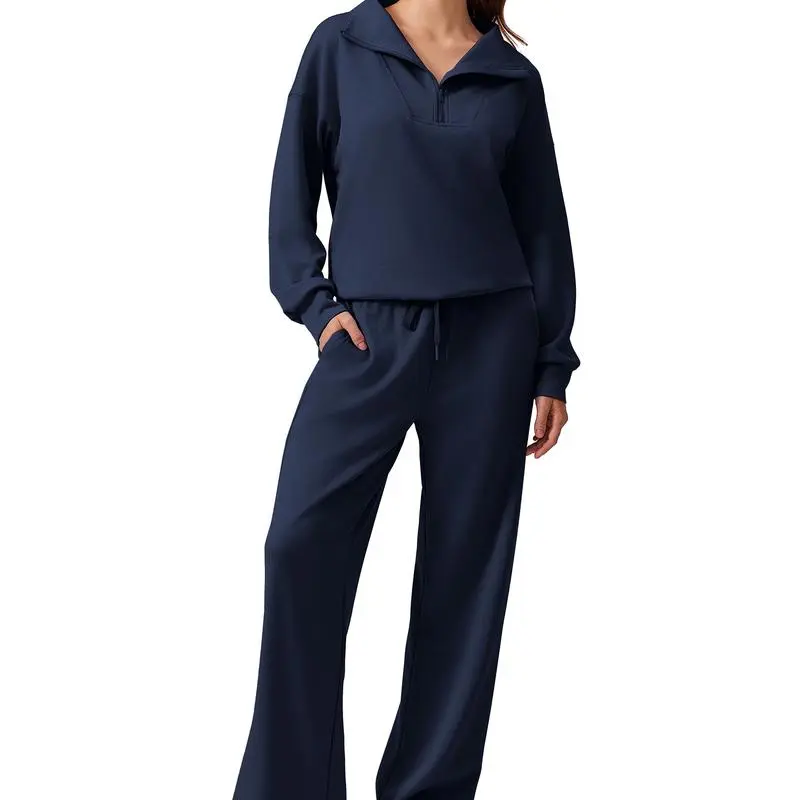 Women's 2-Piece Travel Set – Half-Zip Pullover & Joggers | Fall 2025