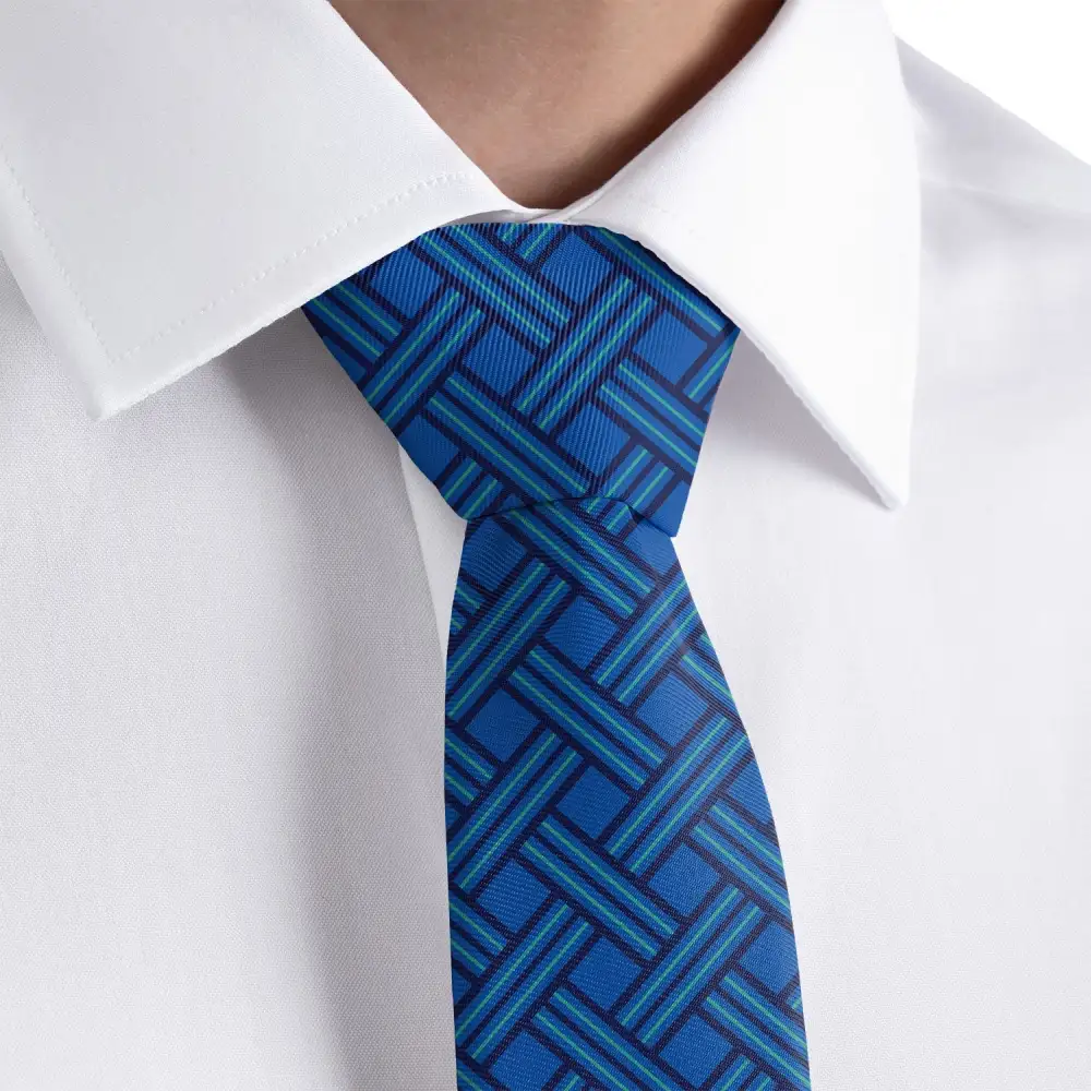 Modern Geometric Arrangement Necktie