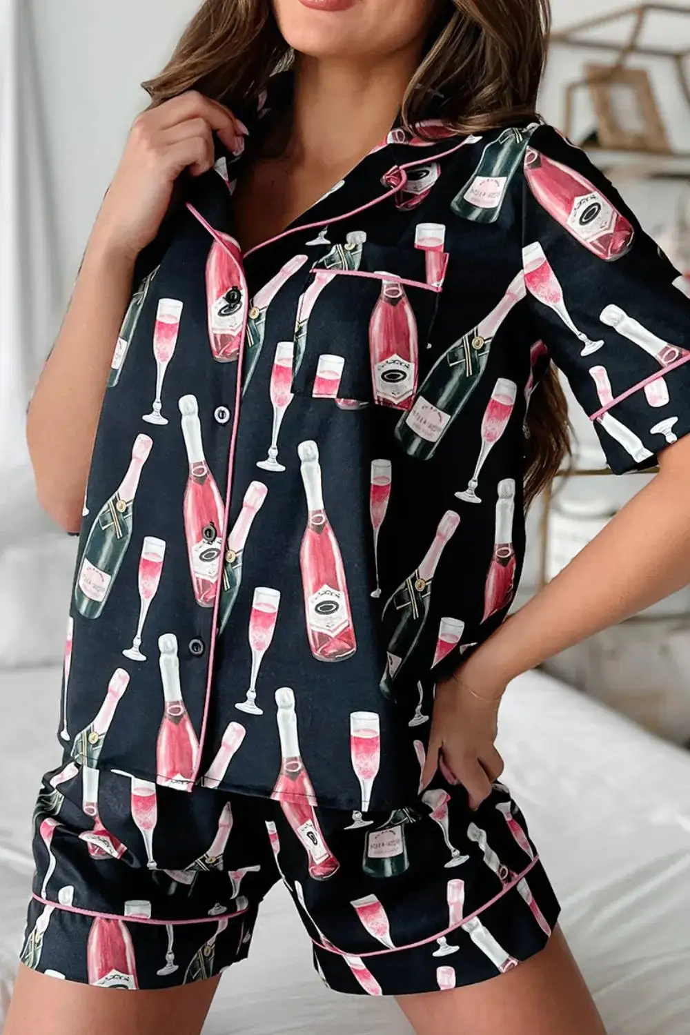 Comfortable Everyday Pajama Set Black