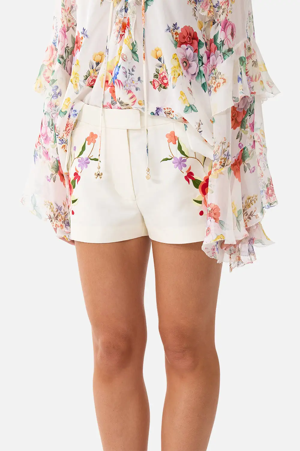 Low Rise Mini Shorts