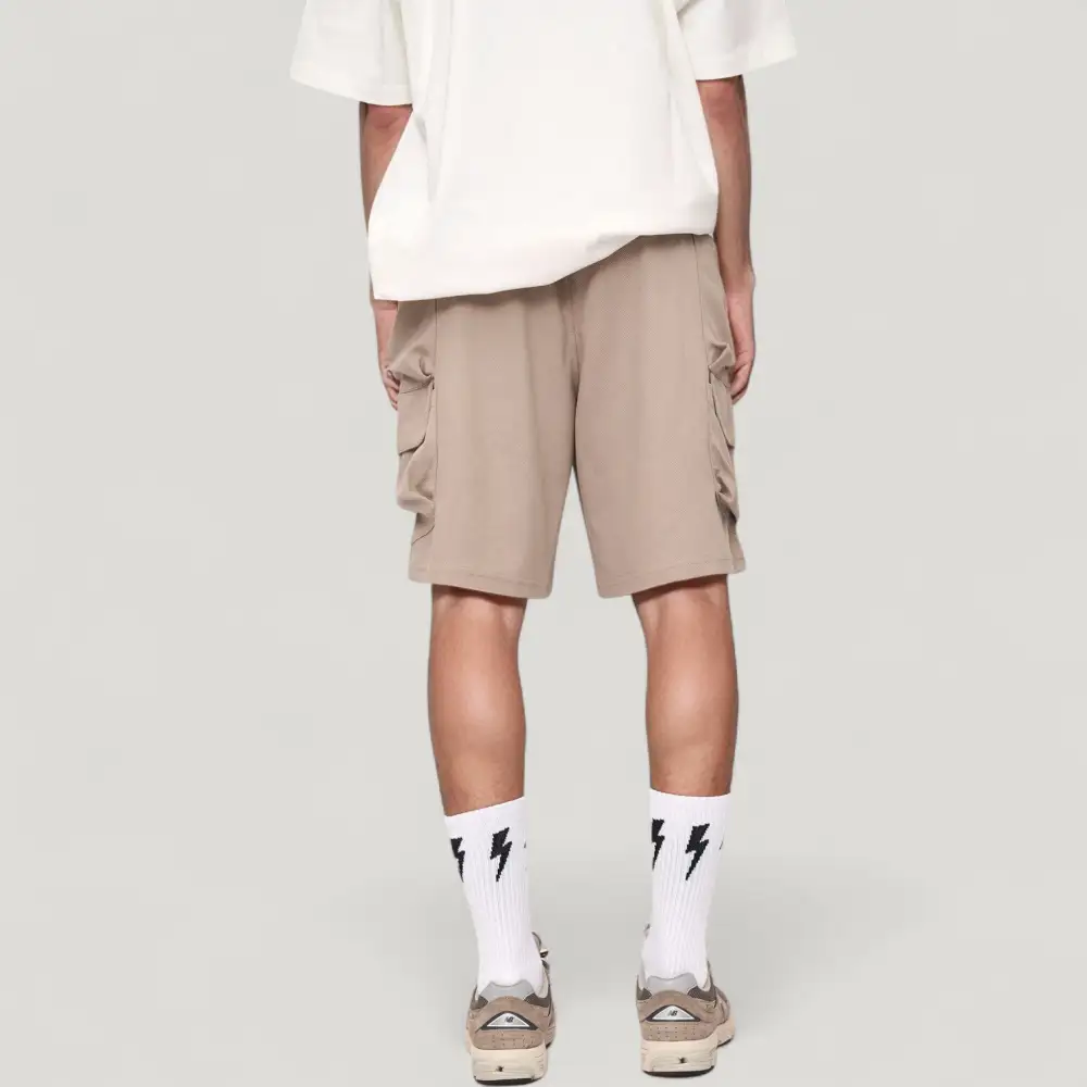 Drawstring Side-Pocket Men's Athletic Shorts