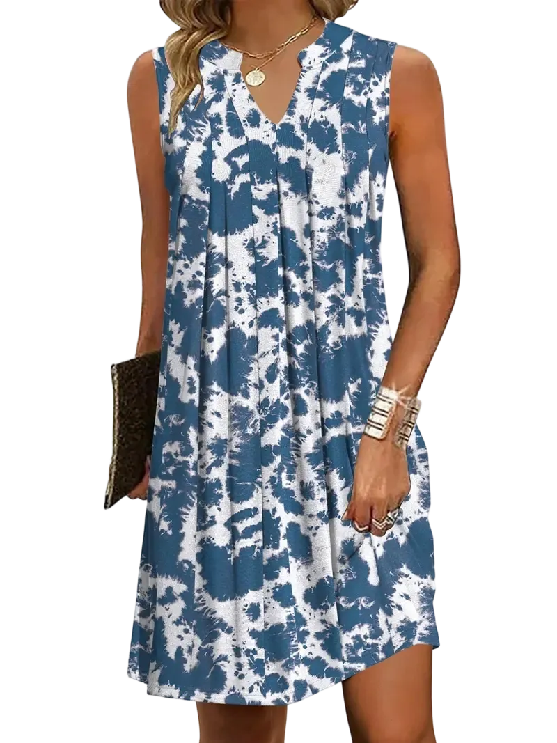 Women's Casual A-Line Dress with Pockets