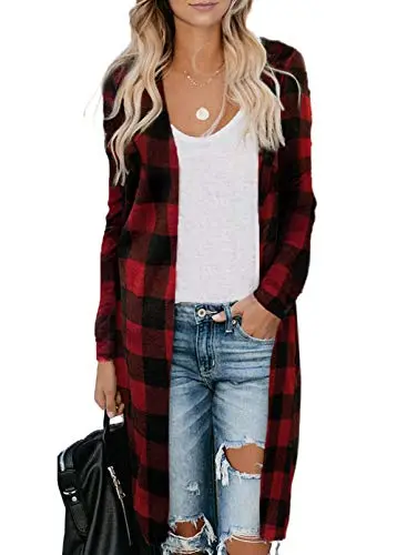 Womens2022FashionCasualOpenFrontPrintedCardigansSweatersThinCoatsJacketsOuterwear