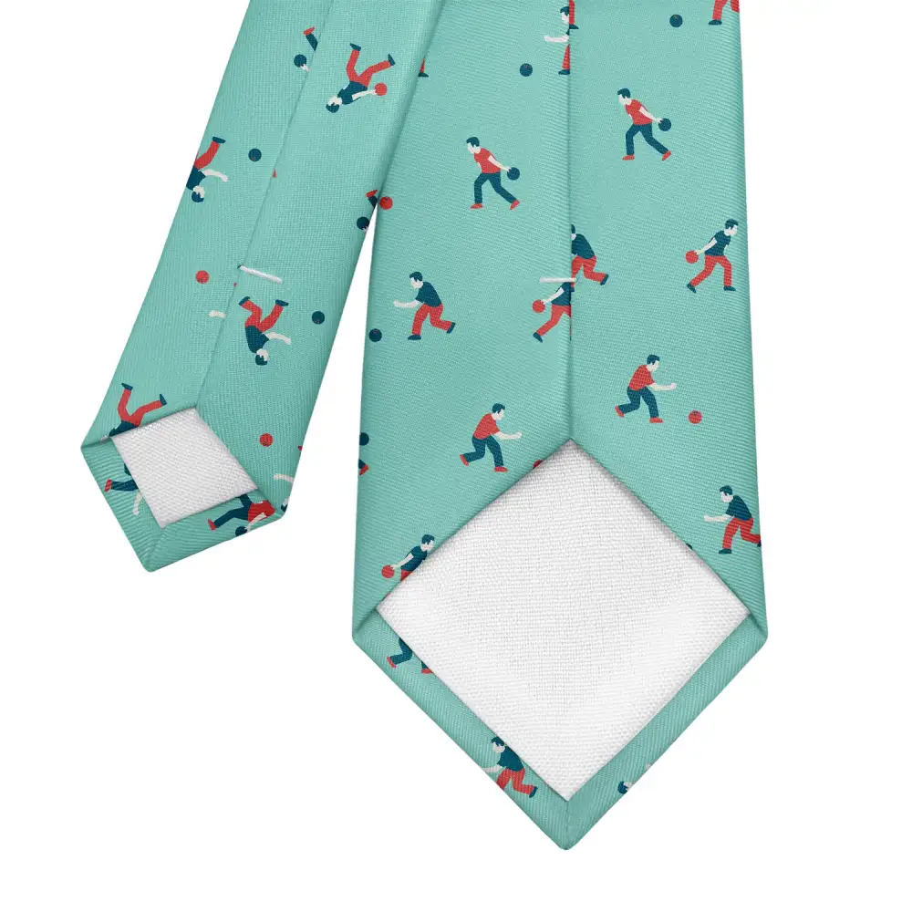 Bowling Pattern Necktie