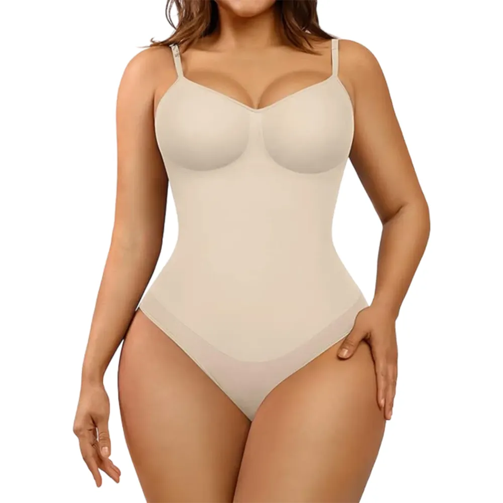 Women's Seamless Slimming Thong Bodysuit Jumpsuit