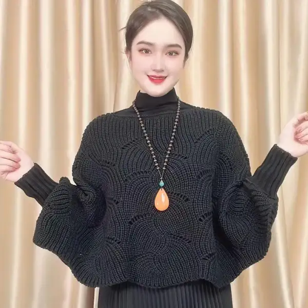 🔥Last Day 49% Off-New Bat Sleeve Fashion Shawl Six Packs