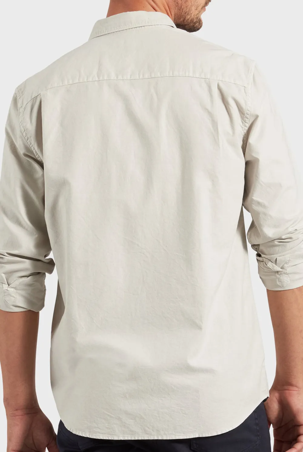 Vintage Pinstriped Oxford Long Sleeve Shirt