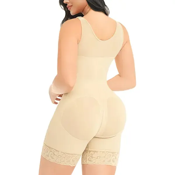 Fajas Colombianas Shapewear for Women Tummy Control Full Shapewear Butt Lifter with Zipper Crotch SpringStatements