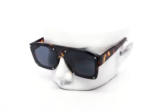 12-Pack Minimalist Rimless Square Burnt Mirror Sunglasses