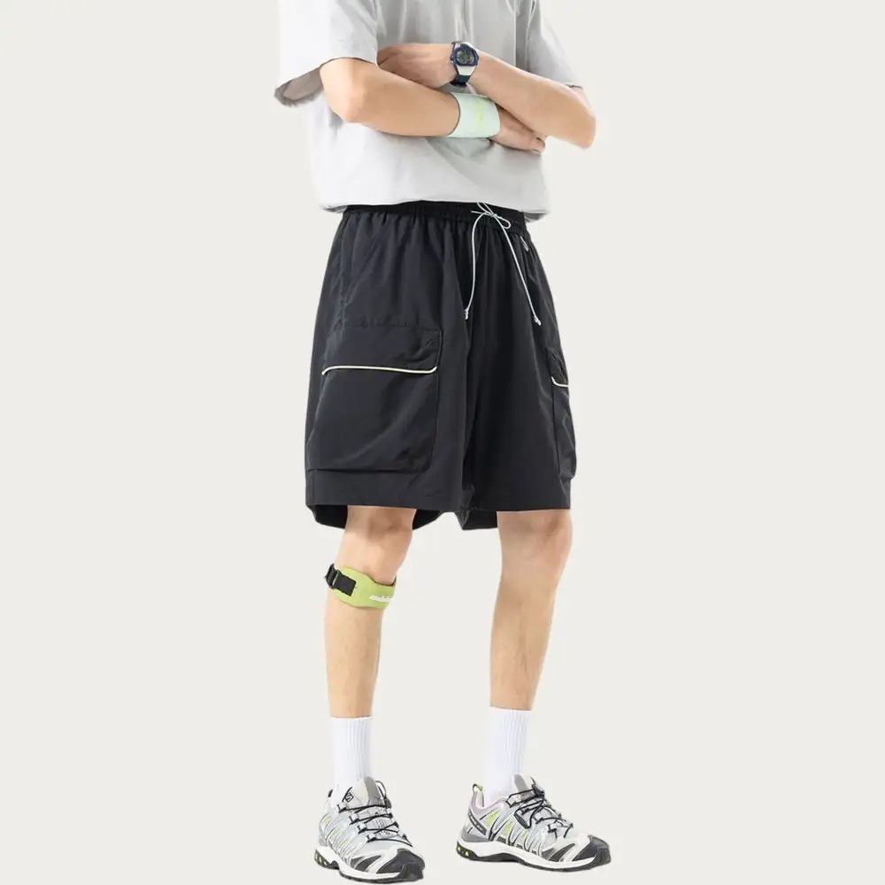 Tailored Drawstring Pocketed Lightweight Men's Athletic Shorts